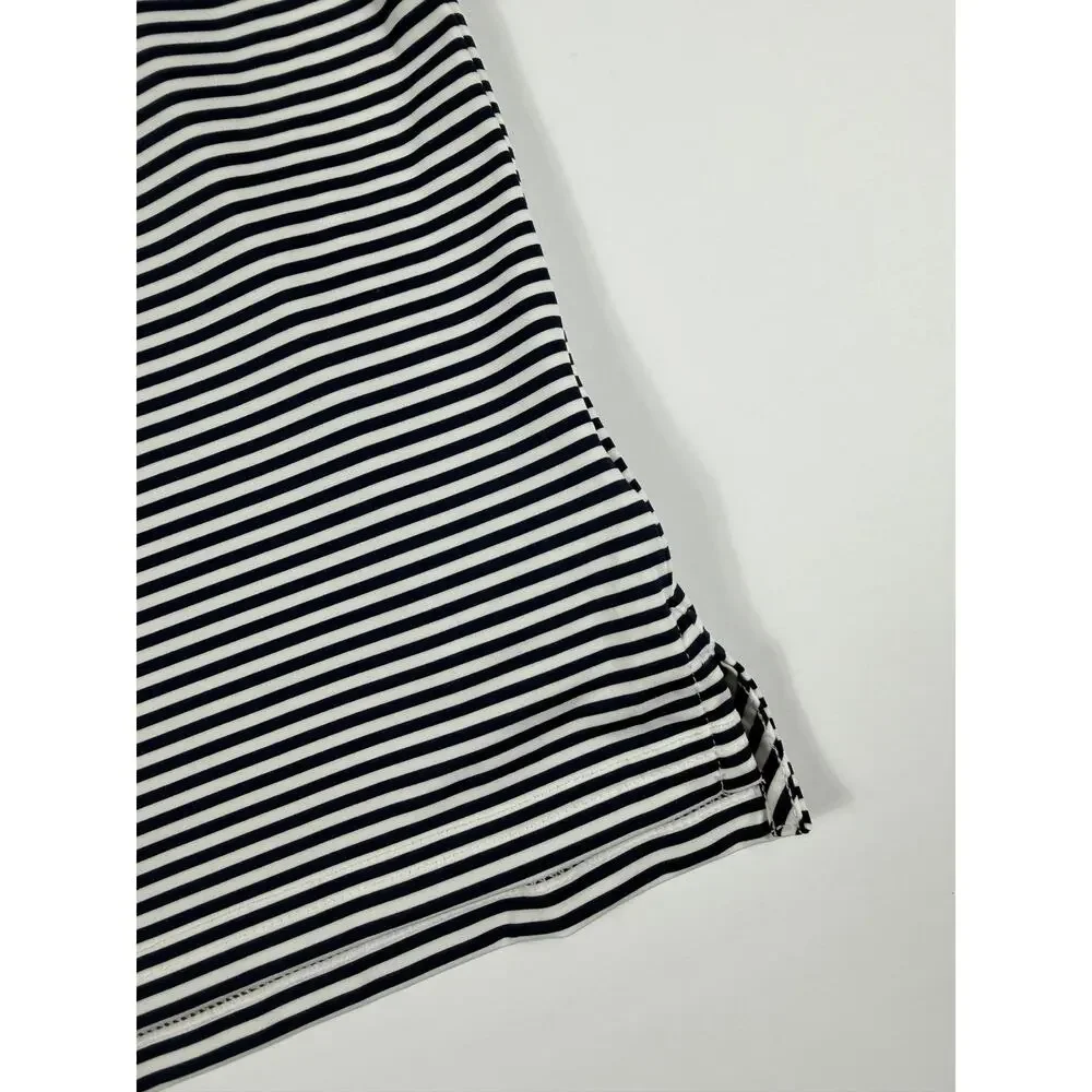 NEW Vineyard Vines Sankaty Performance Polo Shirt Stripe Boys Size 14-16 (Large)